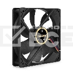 Вентилятор для корпуса ExeGate EX12025B4P-PWM черный, 120 мм, 1500 об/мин, 22 дБ, 4 pin, фото 1