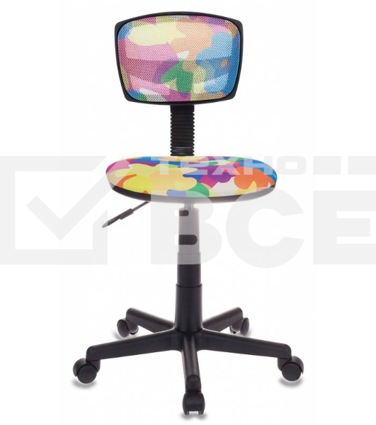Кресло детское Бюрократ CH-299/ABSTRACT спинка сетка мультиколор сиденье мультиколор абстракция