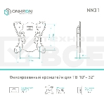 Кронштейн ONKRON NN31 для телевизора 10