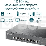 Коммутато TP-Link 8-port Desktop/Rackmount 10G Unmanaged Switch, 8 100/1G/2.5G/5G/10G RJ-45 ports,  1 Fan with intelligent speed control, 100-240 VAC, 50/60 Hz., фото6