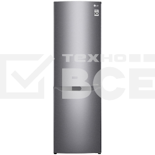 Холодильник LG GA-B419SDJL серый двухкамерный 223/79л морозилка снизу, No Frost