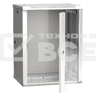 Шкаф ITK LWR3-18U64-GF LINEA W 18U 600x450 мм дверь стекло, RAL7035