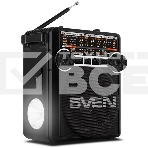 Радиоприемник АС SVEN SRP-355, черный (3 Вт, FM/AM/SW, USB, SD/microSD, фонарь, встроенный аккумулятор) АС SVEN SRP-355, черный (3 Вт, FM/AM/SW, USB, SD/microSD, фонарь, встроенный аккумулятор), фото7