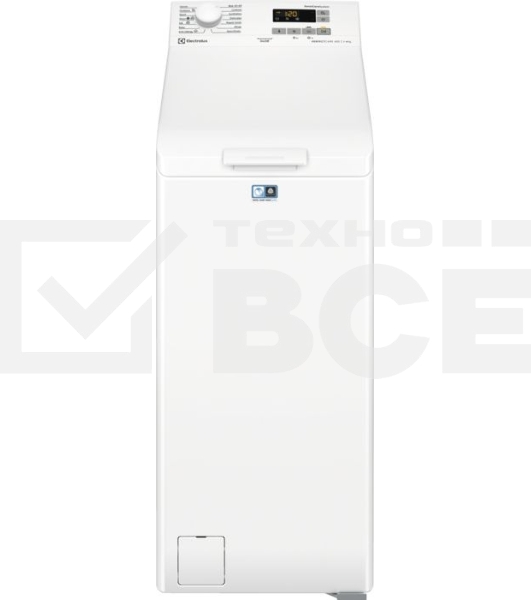 Стиральная машина Electrolux EW6TN5261F белый, загрузка вертикальная 6 кг, 1200 об/мин, класс: B
