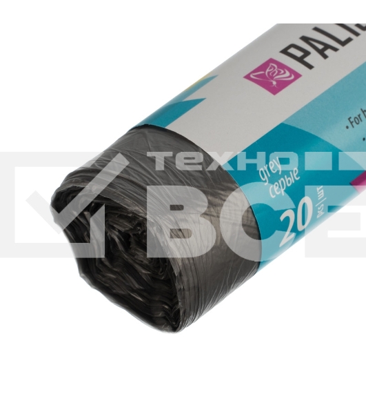 Пакеты для мусора 60 л x 20 шт. серые, HomePalisad
