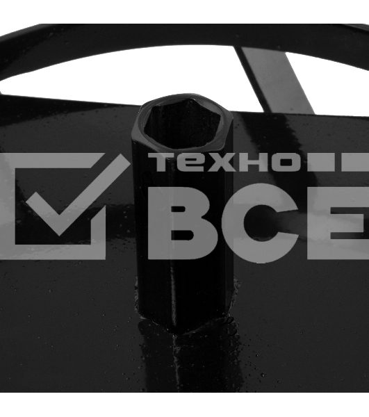 Грунтозацепы 380/160 мм, посадка шест. 23 мм, комплект 2 шт  Denzel