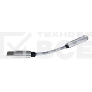 Адаптер GoPower Jack3.5MM(F)-TYPE-C(M) 00-00027481 0.1M белый