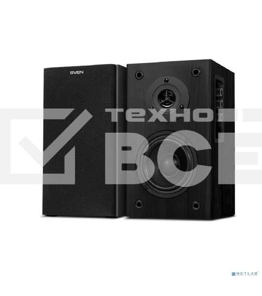 Колонки Sven SPS-614 2.0 (2x20W, Bluetooth, дерево, black)