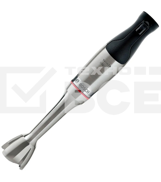 Блендер погружной Bosch MSM6M8X1, 1200Вт, нержавеющая сталь/черный