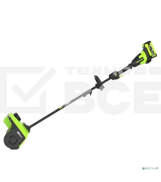 Снегоуборщик аккумуляторный Greenworks GD40SS2 (40V, 30 см, с регулируемым направлением выброса, бесщеточный, с 1хАКБ 5 Ач и ЗУ) 2603107UG