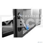 Шкаф коммутационный ЦМО (ШРН-9.650-9005) настенный 9U 600x658мм пер.дв.стекл 200кг черный 600мм 180град., фото3