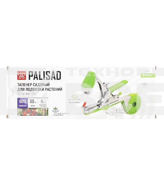 Тапенер садовый для подвязки растений, скобы 10 000 шт., лента 30 м Palisad