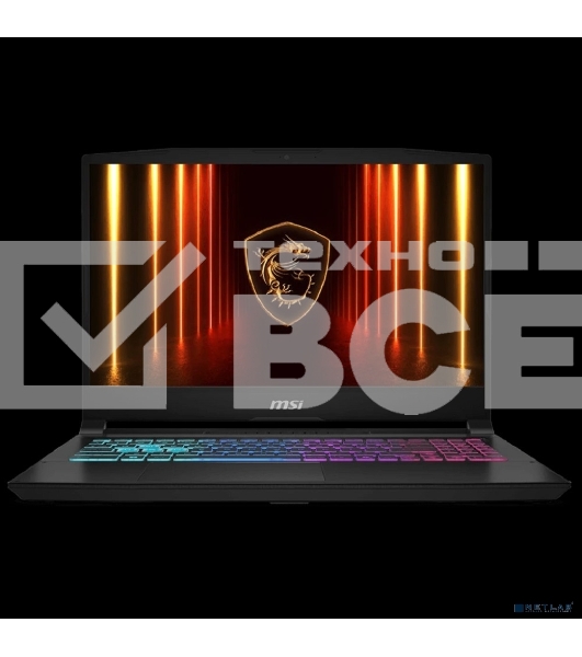 Ноутбук MSI Katana 15 HX B14WFK-617XRU Intel Core i7-14650HX/16Gb/SSD 1Tb/RTX 5060 8Gb/15.6'/IPS/FHD/1920x1080/144Hz/NoOS/черный (9S7-1587C1-617)