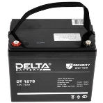 Аккумуляторная батарея Delta DT 1275 напряжение 12В, емкость 75А·ч (259х169х213мм), фото2