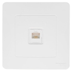 Розетка Blanca С/У белый Розетка ТЛФ RJ11 BLNIS011001 Schneider Electric, фото3