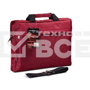 Сумка ExeGate EX212299RUS Start S15 Red, красная, полиэстер, для ноутбуков до 15.6