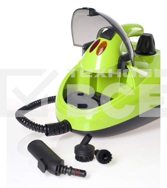 Пароочиститель напольный Kitfort КТ-908, зеленый