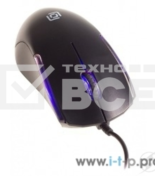 Мышь проводная Oklick 245M черный, 1000 dpi, USB, кнопки - 3