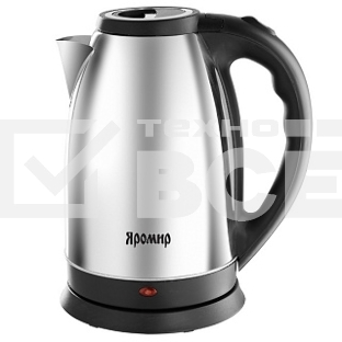 Чайник электрический ЯРОМИР ЯР-1056 нерж., глянцевый