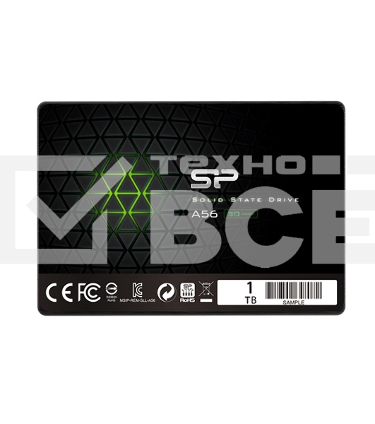 Накопитель SSD Silicon Power Ace A56, 1TB, SATA III, 2.5', R/W 560/530