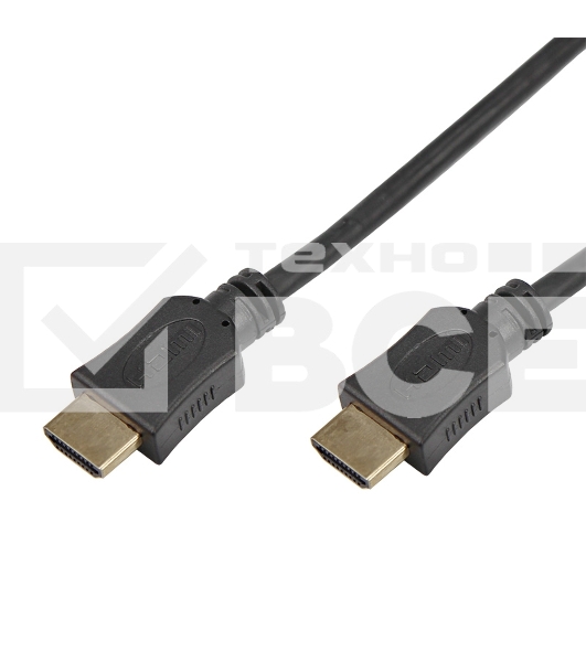 Кабель Proconnect (17-6202-8) Шнур HDMI - HDMI gold 1М без фильтров (PE bag)