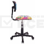 Кресло детское Бюрократ CH-299/ABSTRACT спинка сетка мультиколор сиденье мультиколор абстракция, фото3