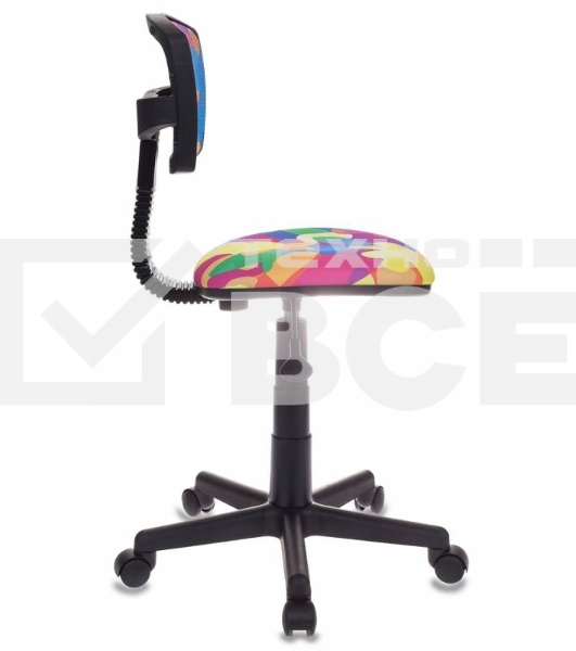 Кресло детское Бюрократ CH-299/ABSTRACT спинка сетка мультиколор сиденье мультиколор абстракция