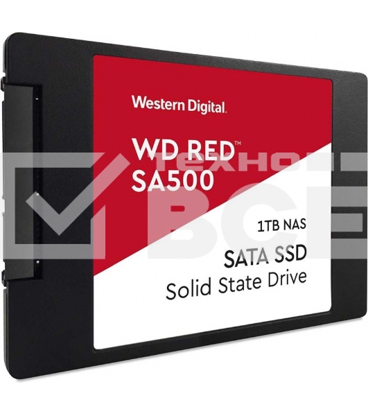 Накопитель SSD WD Red SA500 NAS 3D NAND WDS100T1R0A 1ТБ 2,5