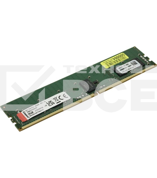 Оперативная память Kingston, DDR4, 8GB (1x8GB), 3200MHz, CL22, ECC, RDIMM