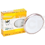 Светильник IEK LED ДПБ 3201 12Вт IP54 4000K круг розовое золото, фото3