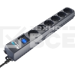 Сетевой фильтр Pilot S Max (5 euros + 1GP), 15A/3.5kVA, automatic, 7 m, graphite, фото6