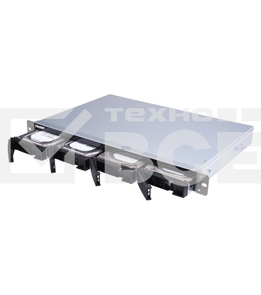 Полка расширения сетевого хранилища без дисков SMB QNAP TL-R400S SATA 6GB/s JBOD storage enclosure, 4-tray 3,5