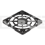 Решетка для вентилятора 40x40 ExeGate EG-040PSB (40x40 мм, пластиковая, квадратная, черная), фото2