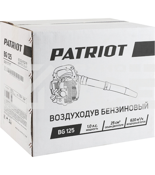 Воздуходув садовый бензиновый PATRIOT BG 125 755100125
