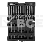 Набор бит HEX, TORX, SPLINE, шестигранный хвостовик 3/8