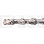 Бур по бетону, двойная спираль, Cobalt W-tip, 6x110 мм, SDS PLUS  Denzel, фото5