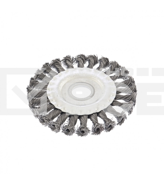 Щетка для УШМ Сибртех 125 мм, посадка 22,2 мм, плоская