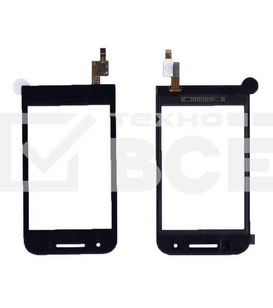 Сенсорное стекло (тачскрин) для Samsung GT-S5820, черное