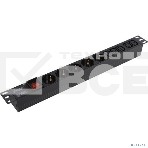 Блок розеток горизонтальный ExeGate ServerPro PDU-19H008 Al-5C135S-C14-SW, 19