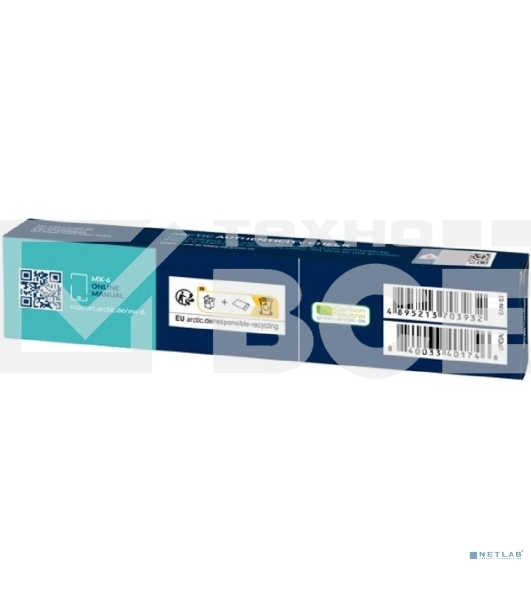 Термопаста Arctic MX-6 Thermal Compound 8-graмм ACTCP00081A