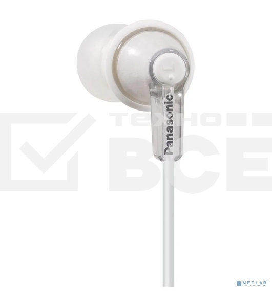 Наушники вкладыши Panasonic RP-HJE120 1.1м серебристый проводные в ушной раковине (RP-HJE120EES)