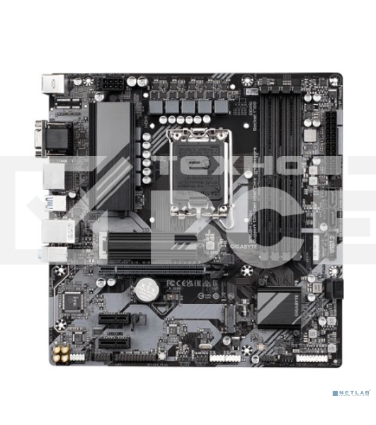 Материнская плата Gigabyte B760M DS3H, LGA 1700, Intel B760, 4xDDR5, 4xSATA, 2xM.2, 1xPCIe 4.0 x16, 2xPCIe x1, 1xHDMI, 1xVGA, 2xDP, 1x 2.5Gb LAN, 3xUSB-A 3.2 Gen 1, 1xUSB-C 3.2 Gen 2, 2xUSB-A 2.0, 3x3.5 мм, 7.1, mATX
