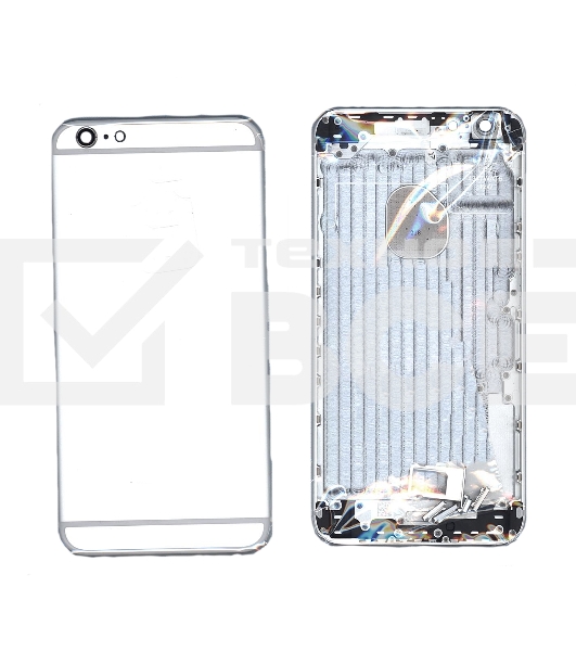 Задняя крышка для iPhone 6 Plus (5.5) серебристая