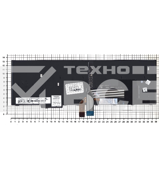 Клавиатура для ноутбука Lenovo Thinkpad Edge E550 E550C E555 E560 E565 черная с подсветкой