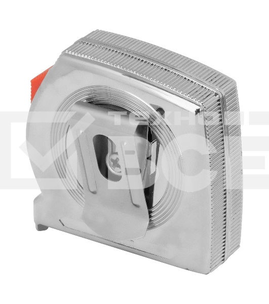Рулетка Chrom, 2 м x 13 мм, хромированный корпус  MTX