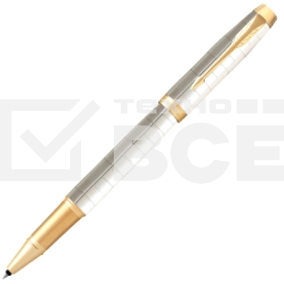 Ручка роллер Parker IM Premium T318 (CW2143646) Pearl GT F черн. черн. подар.кор.