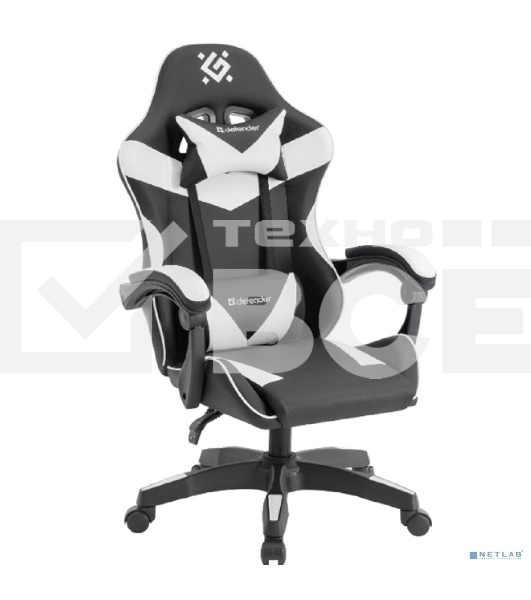 Кресло игровое Defender URANA черный/белый 64058