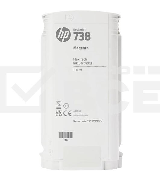 Картридж HP 738 130-ml Magenta DesignJet Ink Cartridge
