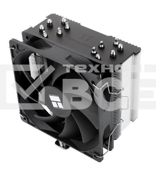 Кулер для процессора Thermalright Burst Assassin 120 SE черный/серебристый (4-pin PWM, 148mm, Al/Cu, 6x6mm, 1x120mm, 66.17CFM, 25.6dBA, 1550RPM, S: 1851/1700/1200/115X, AM5/AM4)