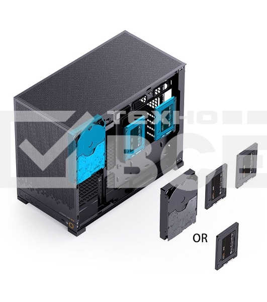 Корпус без блока питания JONSBO Computer Case D32 STD standard version black